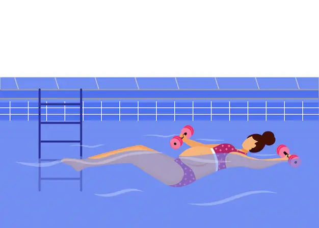 woman training